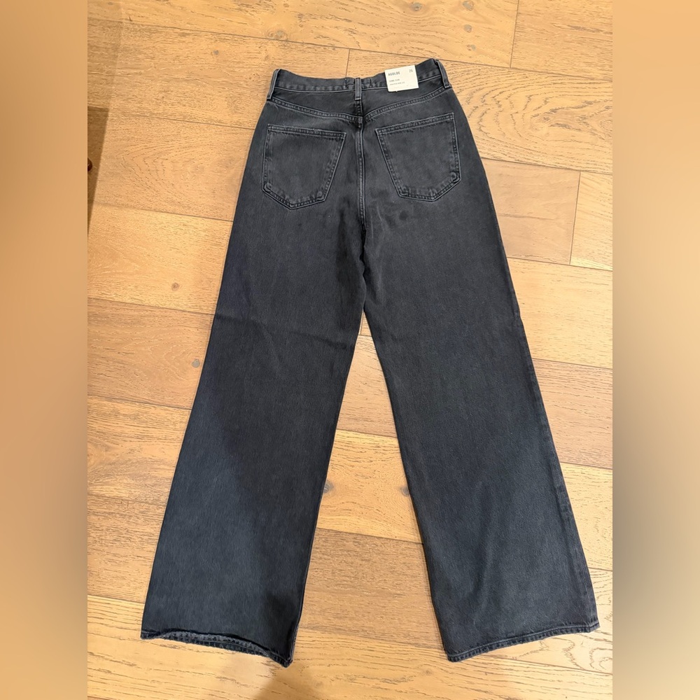 Agolde Women's High Rise Jeans - Black